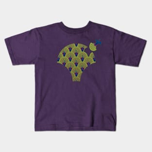 Deco Peacock Kids T-Shirt